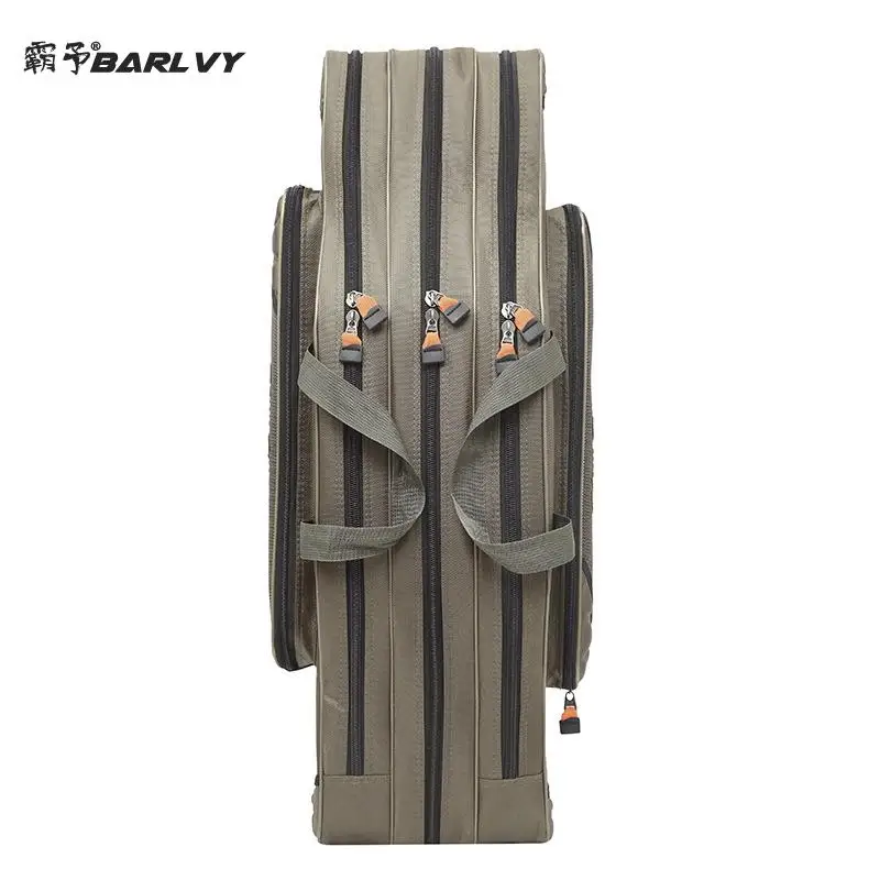 Портативные сумки для рыбалки трехслойная вместительная сумка хранения удочек