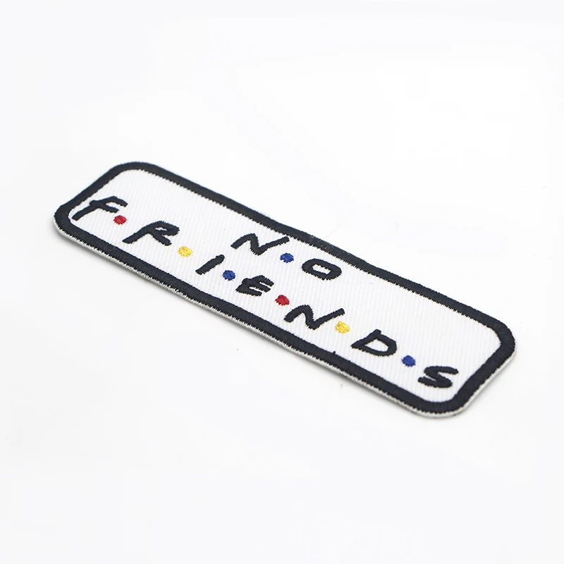 

A0178 Patchfan 20pcs/lot Classic TV Embroidered Logo no Friends Patches for Clothing DIY accessories