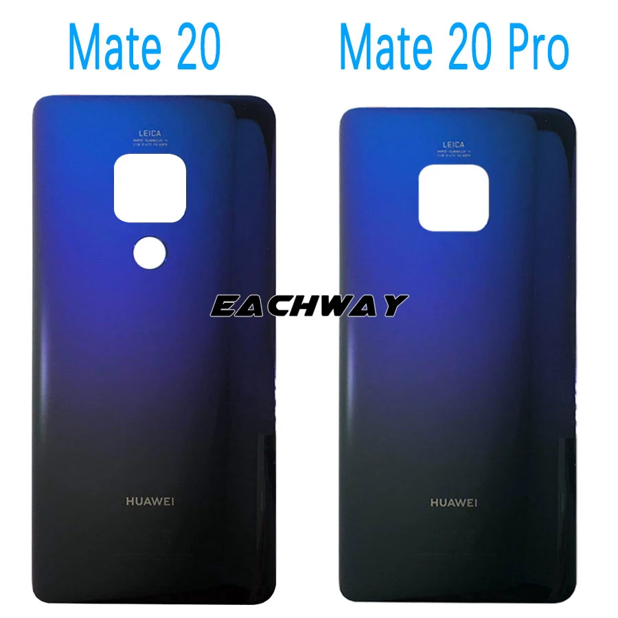 Крышка батарейного отсека для Huawei Mate 20 Lite задняя крышка корпуса Pro заднее стекло |