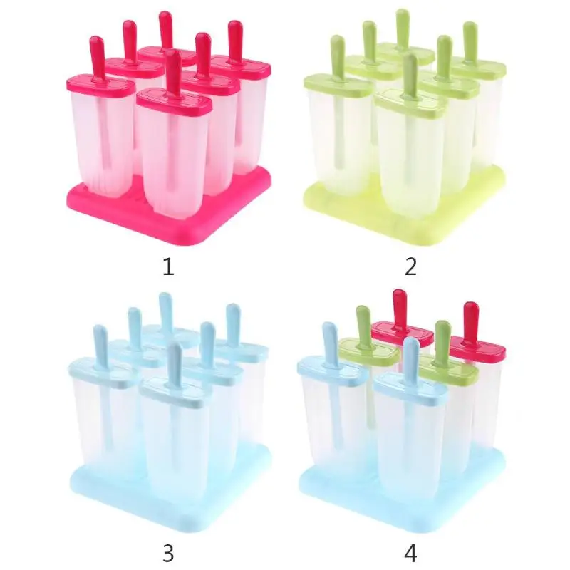 Домашние мороженое инструменты формы для мороженого прямоугольной многоразовые