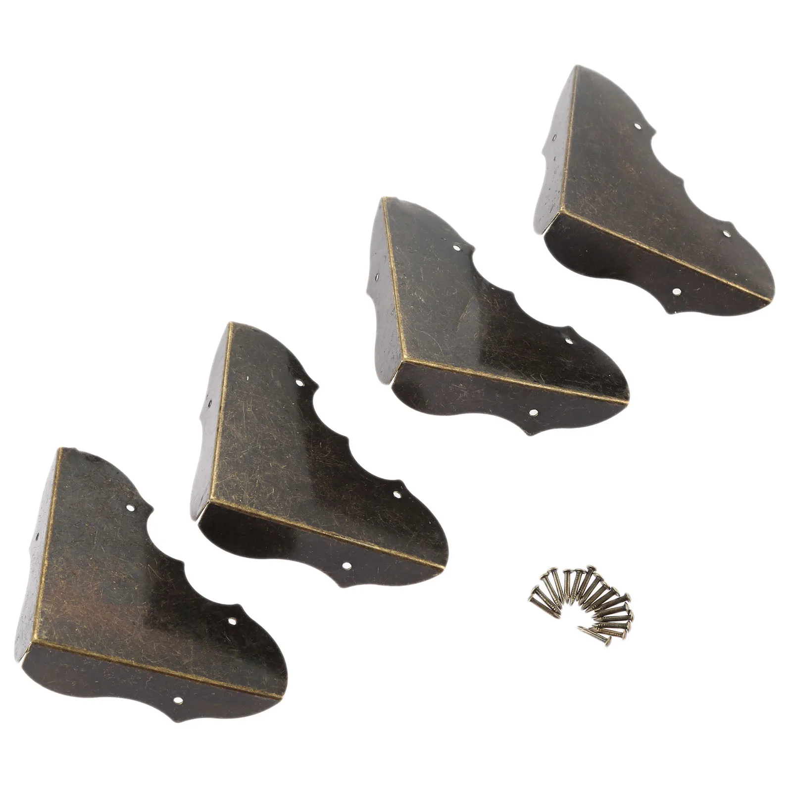 4 шт. мебельная фурнитура антикварный угол кронштейн ювелирных изделий