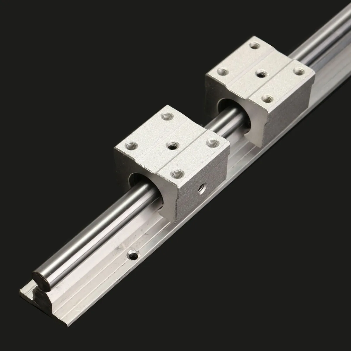 

New SBR12-600mm Fully Supported 12MM Linear Bearing Rails Shaft Rod+2x SBR12UU Block Linear Guides