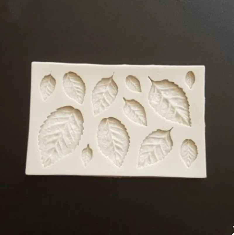 3D 1 шт лист DIY силиконовая форма для торта помадка форма для украшения торта инструменты для шоколада форма для выпечки Кухонные аксессуары