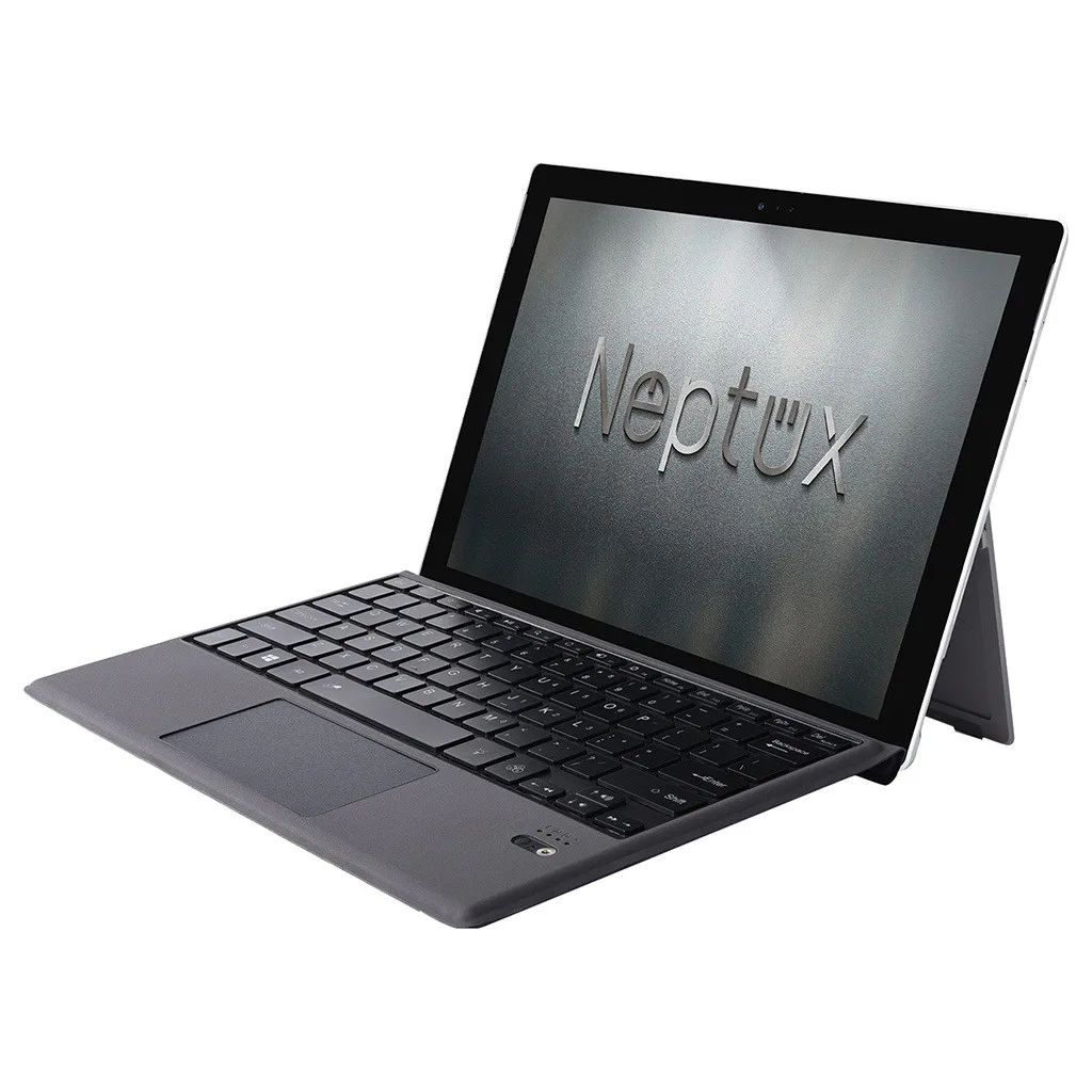 BK Клавиатура для microsoft поверхности Pro3/Pro4/Pro2017/Pro 6 Магнитная Адсорбция тонкий 7-Цвет светодиодный Bluetooth клавиатура с подсветкой клавиатуры 405#3 - Цвет: BK