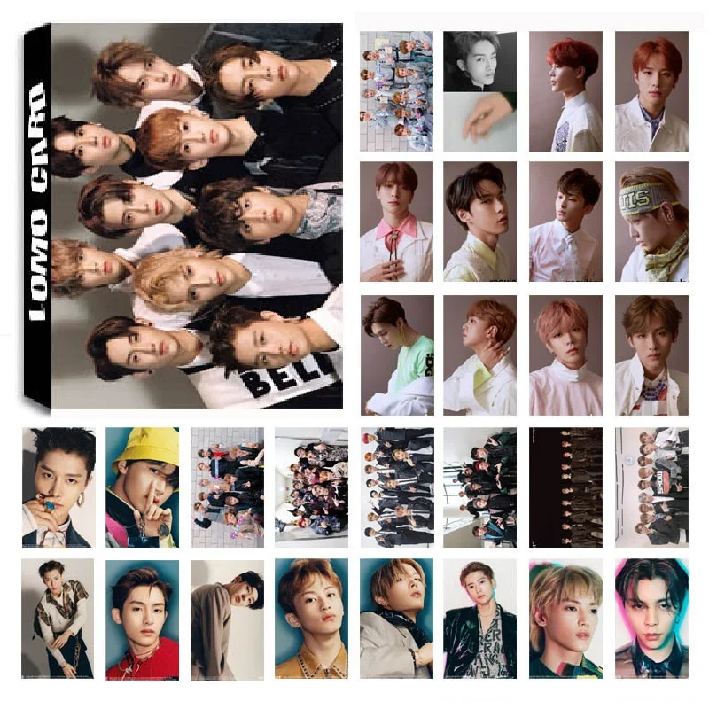 Новый 30 шт./компл. KPOP NCT 127 Team 02 альбом регулярные HD фото карты ПВХ Self Made ЛОМО
