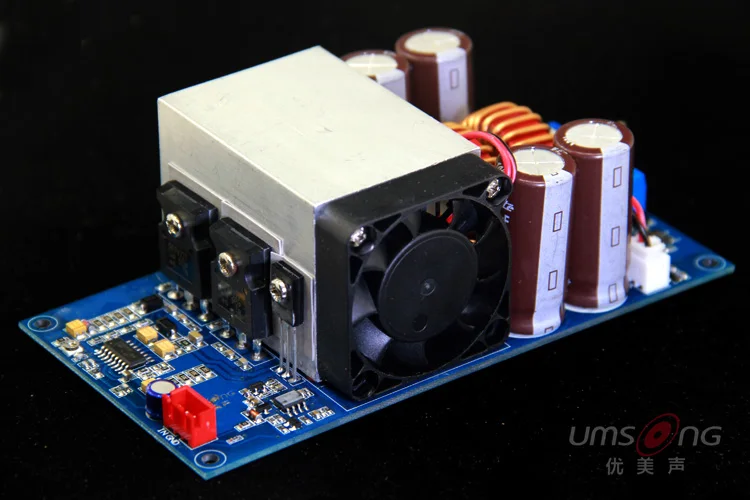 IRFP4227 + IRS2092S HIFI Fever 1000 Вт монофазный сабвуфер плата цифрового усилителя|Усилители