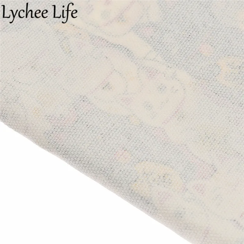 Японская ткань Lychee Life с изображением кошки удачи милая хлопковая принтом