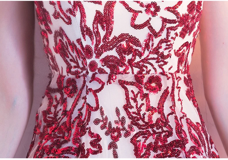 Женское элегантное приталенное платье Ципао в китайском стиле длинное свадебное