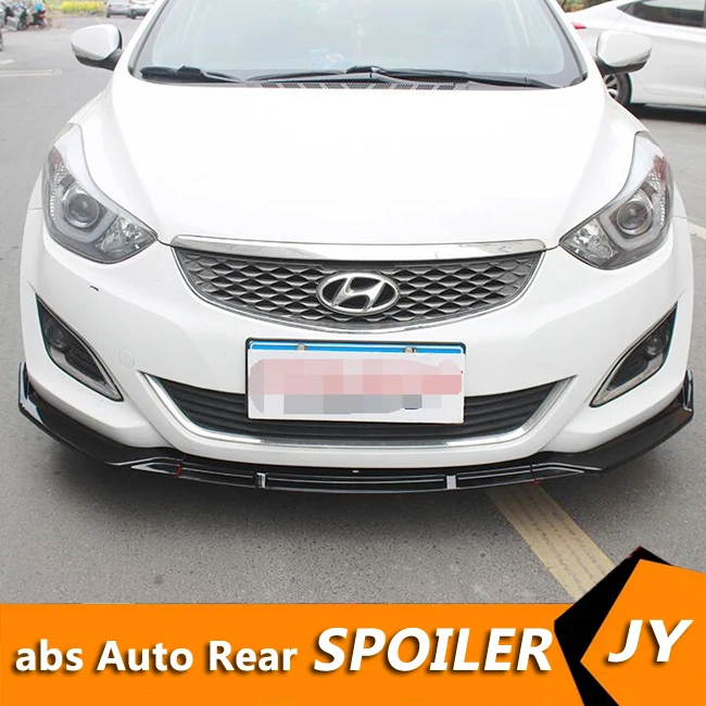 Для hyundai Elantra ABS задний бампер диффузор протектор для 2012- Elantra обвес бампер задний передний Лопата губы задний спойлер