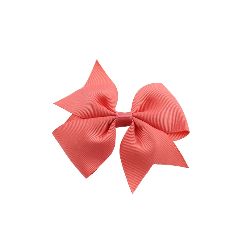 Hair Bow Boutique Solid Grosgrain Ribbon Hairgrips baby Clips Headwear Barrette Bowknot HairpinsFor Women Girls Accessories | Детская