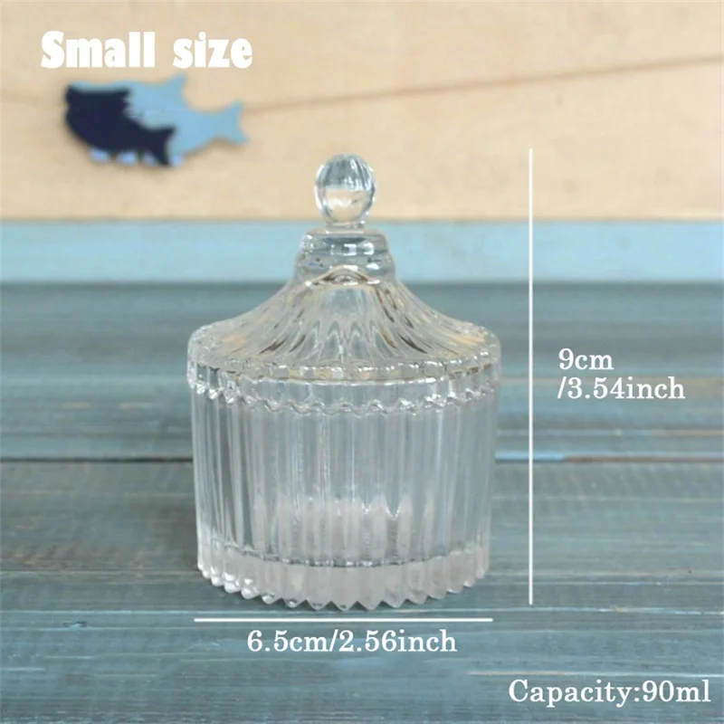 candles cup small 12x10/9x6 домашние Праздничные рождественские украшения для креативного прозрачного хрустального стекла подсвечник свадебный ужин при свечах подарок - Цвет: candles cup small