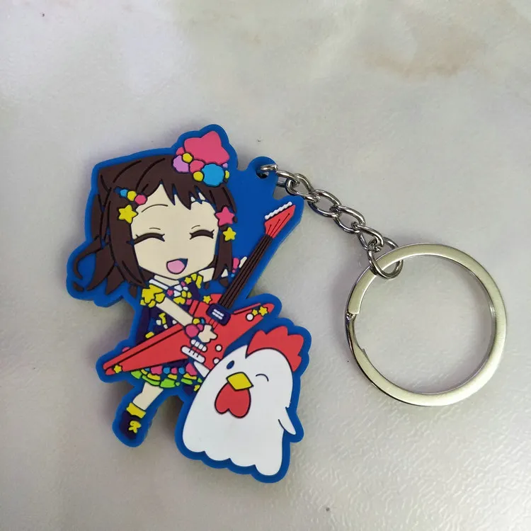 Аниме BanG Dream брелок ПВХ Dijiao мультфильм брелок для ключей конкурс танцев вечерние rimiri фея маленький брелок мужские и женские женский костюм реквизит игрушка