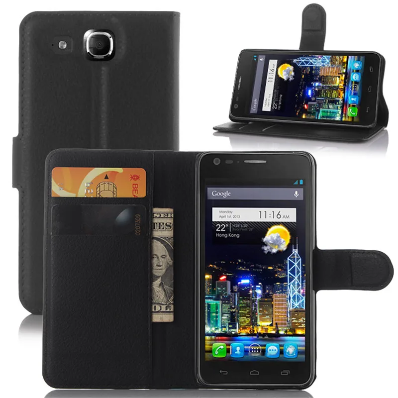 Красочные высокое качество Бумажник кожаный чехол для Alcatel Idol ultra OT6033 Флип |