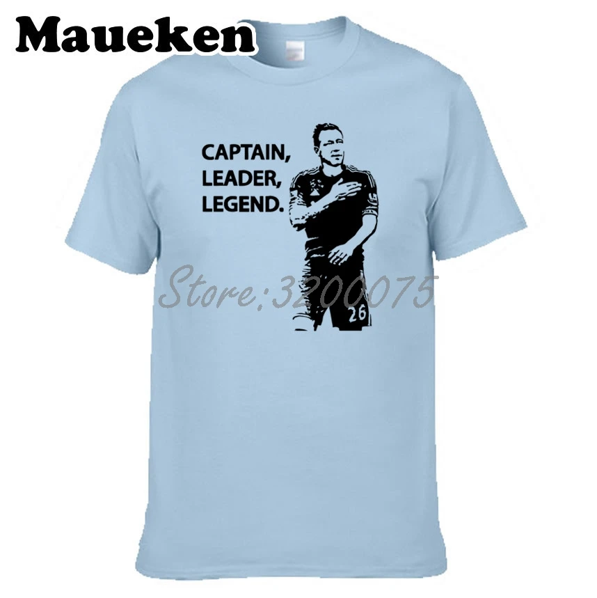 Мужская футболка с круглым вырезом John Terry 26 Captain Leader в английском стиле Подарок