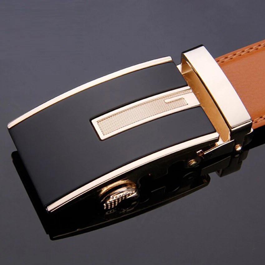 Ремень мужской с автоматической пряжкой модный роскошный брендовый пояс Jaguar