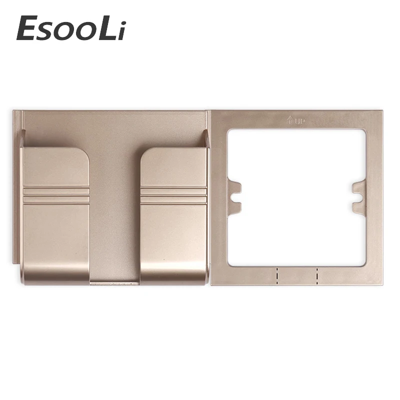 Розетка сетевая Esooli с двумя USB-портами 2 А евровилка | Обустройство дома