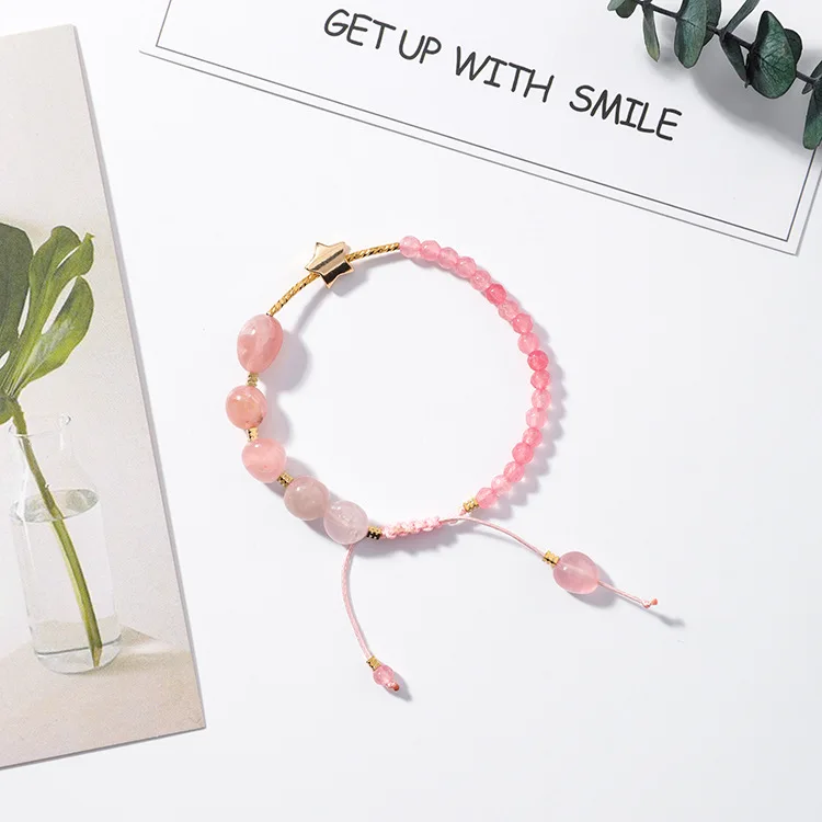 Весна 2018 корейские новые простые регулируемые модные ювелирные изделия бусины