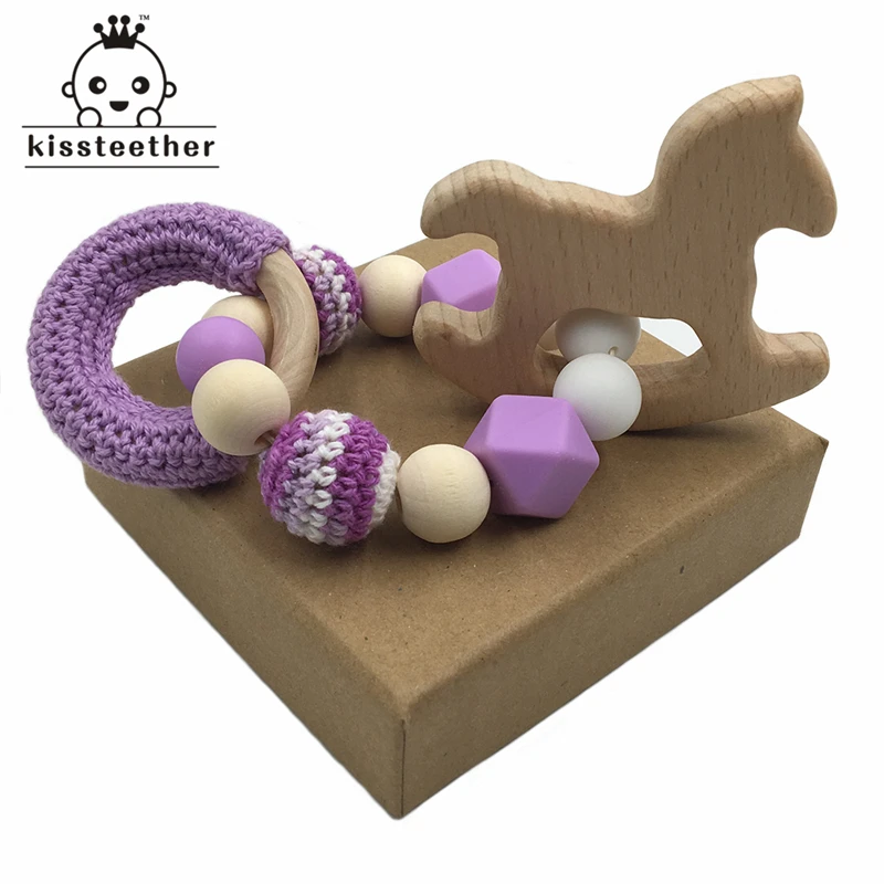 5 шт. детский деревянный Прорезыватель для зубов | Мать и ребенок