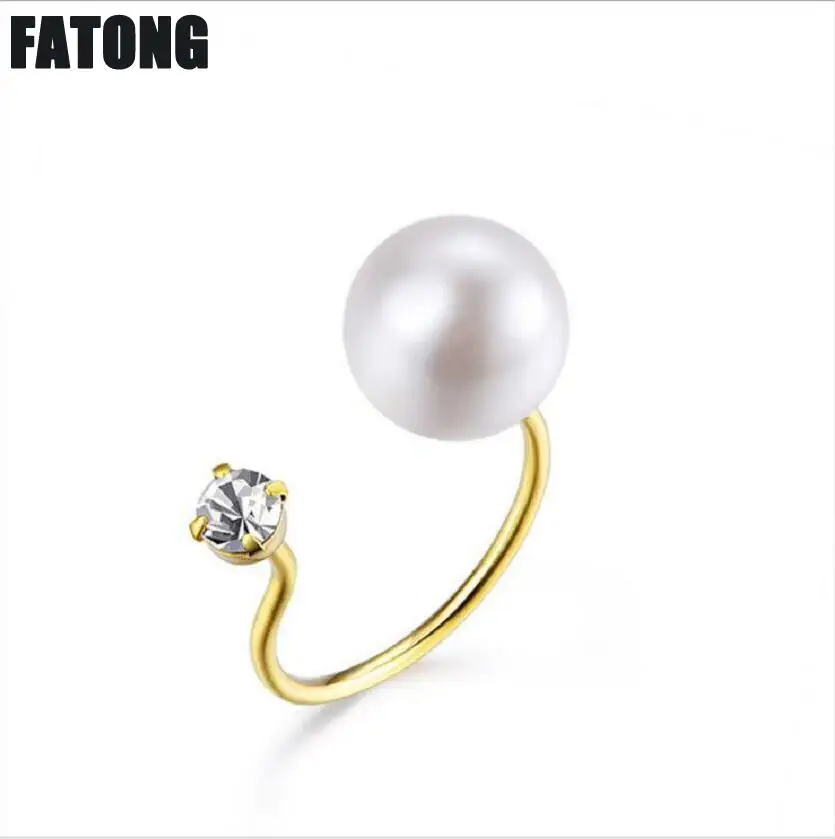 Женское кольцо из стерлингового серебра 925 пробы с жемчугом оптом J0260 | Украшения