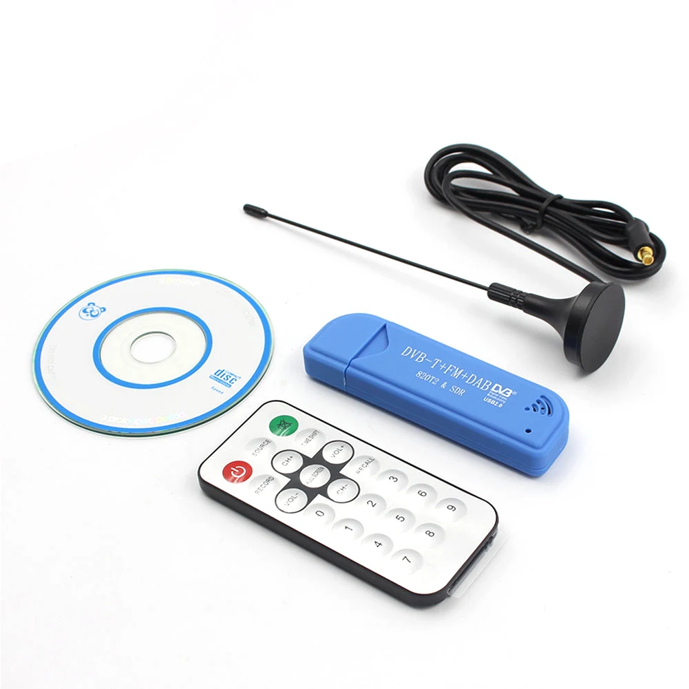 USB2.0 Tuner Receiver SDR+DAB+FM Digital HD TV Stick DVB-T RTL2832U+R820T2 Satellite | Электроника