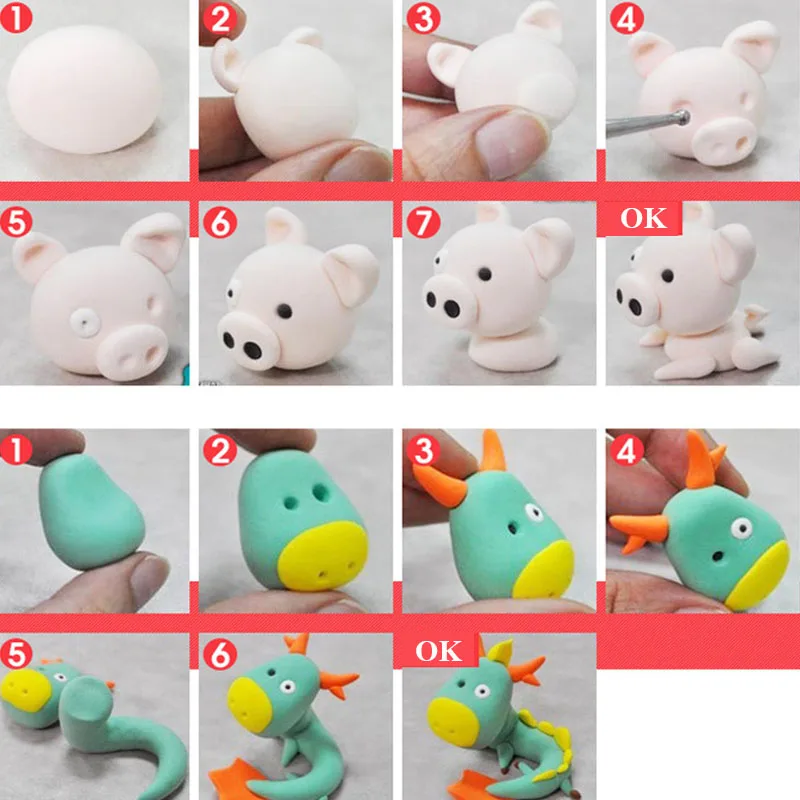 5 видов цветов пушистый пенопластовый глиняный шар принадлежности для DIY легкие