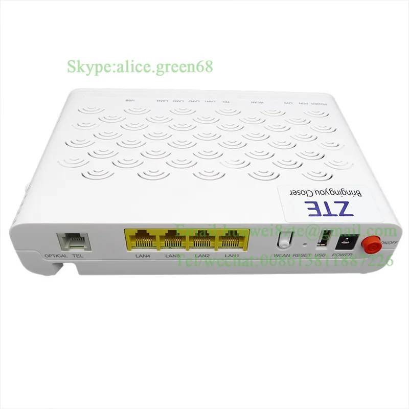 Оригинальный Z TE GPON терминал ZXA10 F660 V5 ONT с 4 LAN s и 2 голосовыми портами + wifi.