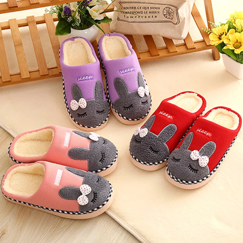 Детские тапочки BeckyWalk зимние детские домашние хлопковая обувь для девочек
