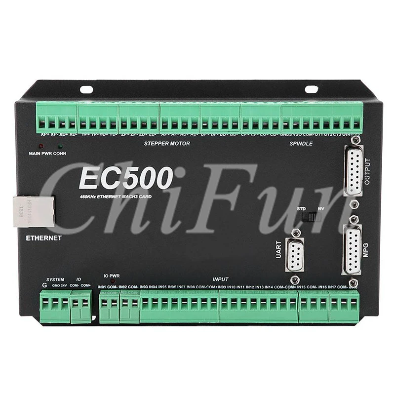 Бесплатная доставка EC500 CNC 3/4/5/6 контроллер движения по оси для Mach3 с поддержкой