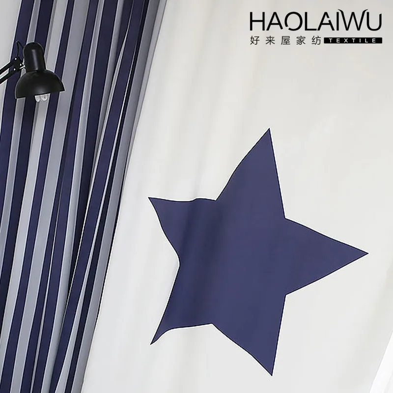 Занавески для окна занавески гостиной детские 3D шторы с рисунком звезды