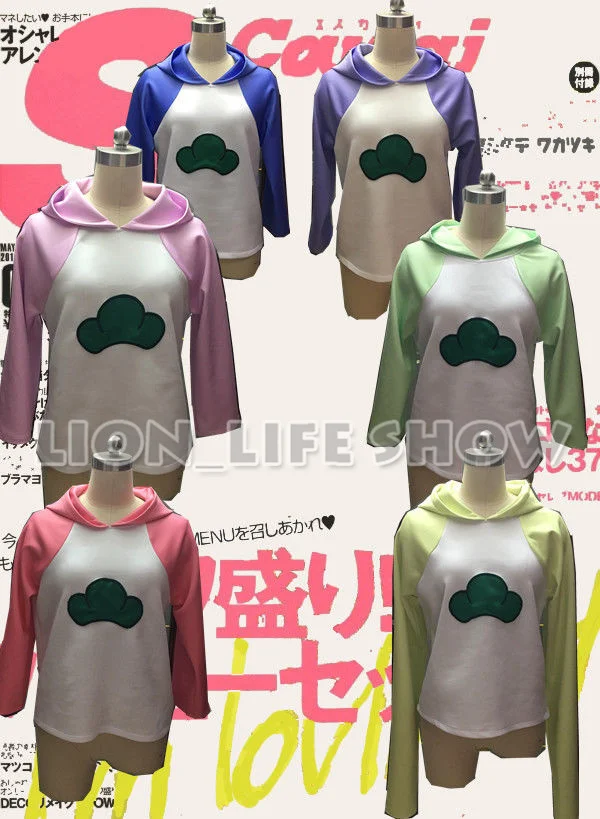 Mr Osomatsu San 2rd сезон толстовка с капюшоном свитер для косплея РУБАШКА УНИСЕКС