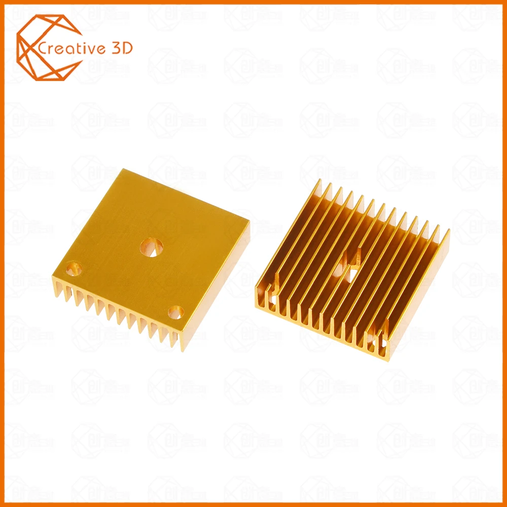 3d принтер теплоотвод MK7 MK8 экструдер алюминиевый блок 40x40x11 мм для MK7 экструдер MK7/8 мульти-слот теплоотвод 40*10 мм радиатор