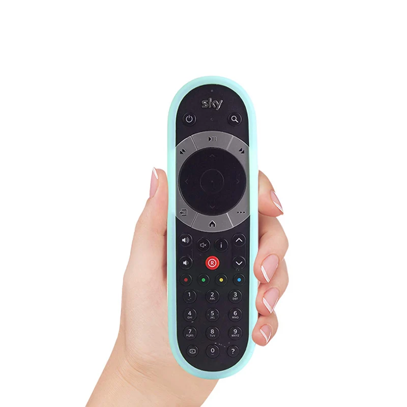 lightblue only case Чехлы с пультом дистанционного управления для SKY Q SIKAI ударопрочный защитный чехол совместимый с сенсорным и не-сенсорным кожей с ручной петлей - Цвет: lightblue only case