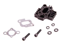 cnc alloy intake manifold set for 15 hpi rovan km baja 5b 5t ss rc car parts