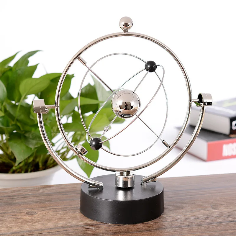 

Magnetic swing kinetic energy track children's toys desk decoration permanent balance celestial globe global Newton science toy