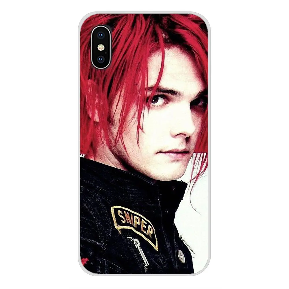 Для Apple iPhone X XR XS MAX 4 4S 5 5S 5C SE 6 6S 7 8 Plus ipod touch TPU чехол Gerard Way My Chemical Romance MCR