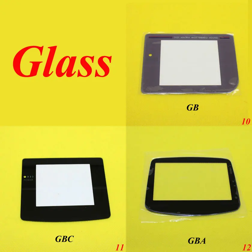 Glass Play It Loud Dark защитный экран линзы для Gameboy Classic GBO GB GBA Объективы GBC Protector|lens protector|lens