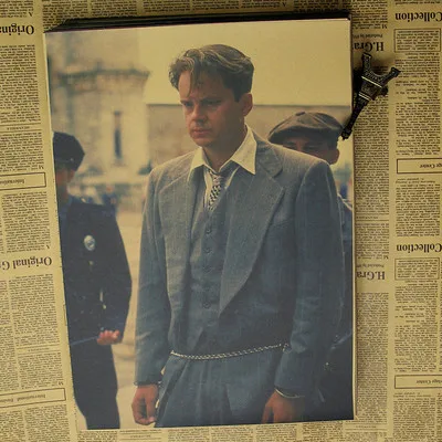 Оранжевый Shawshank Redemption классический старый фильм плакаты ретро ностальгия крафт вдохновляющая декоративная живопись, плакаты, живопись ядро - Цвет: Оранжевый