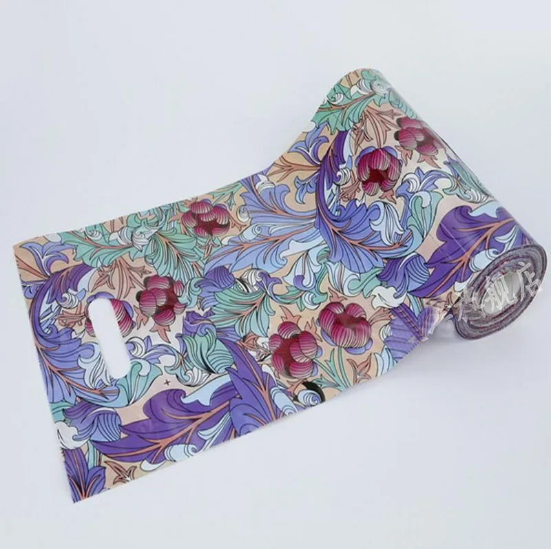 100 шт красивый цветочный дизайн подарочная упаковка сумка с ручкой Ювелирная