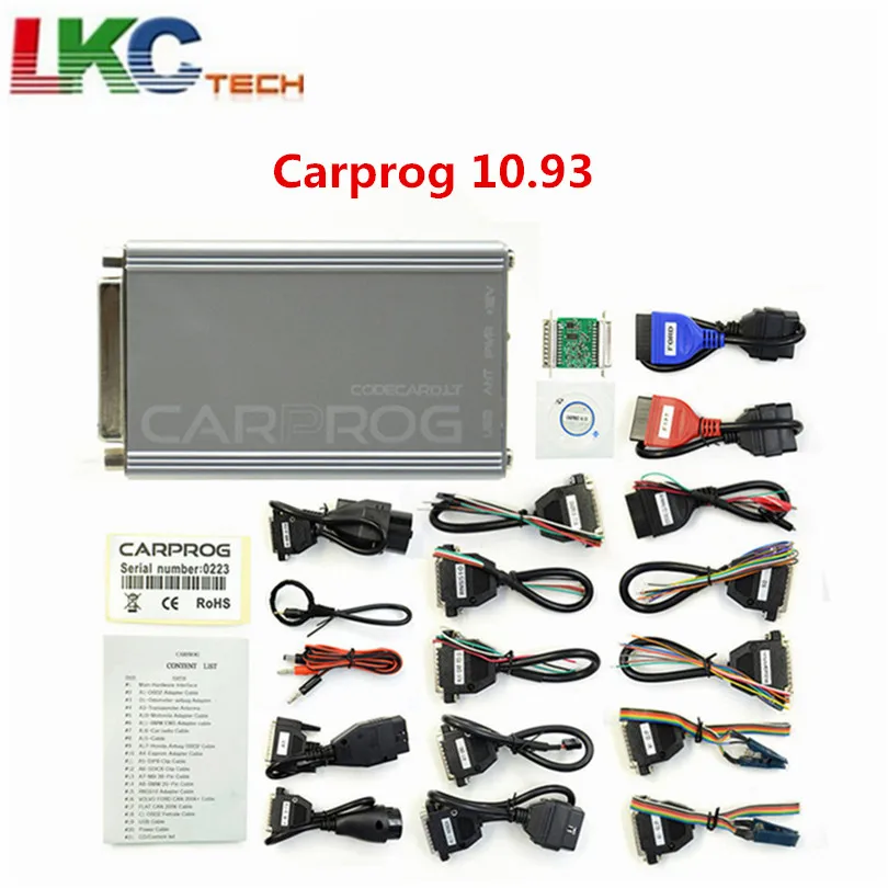 2019 Лучшее качество авто carprog Полный ремонт Инструмент CARPROG V10.93 ЭБУ