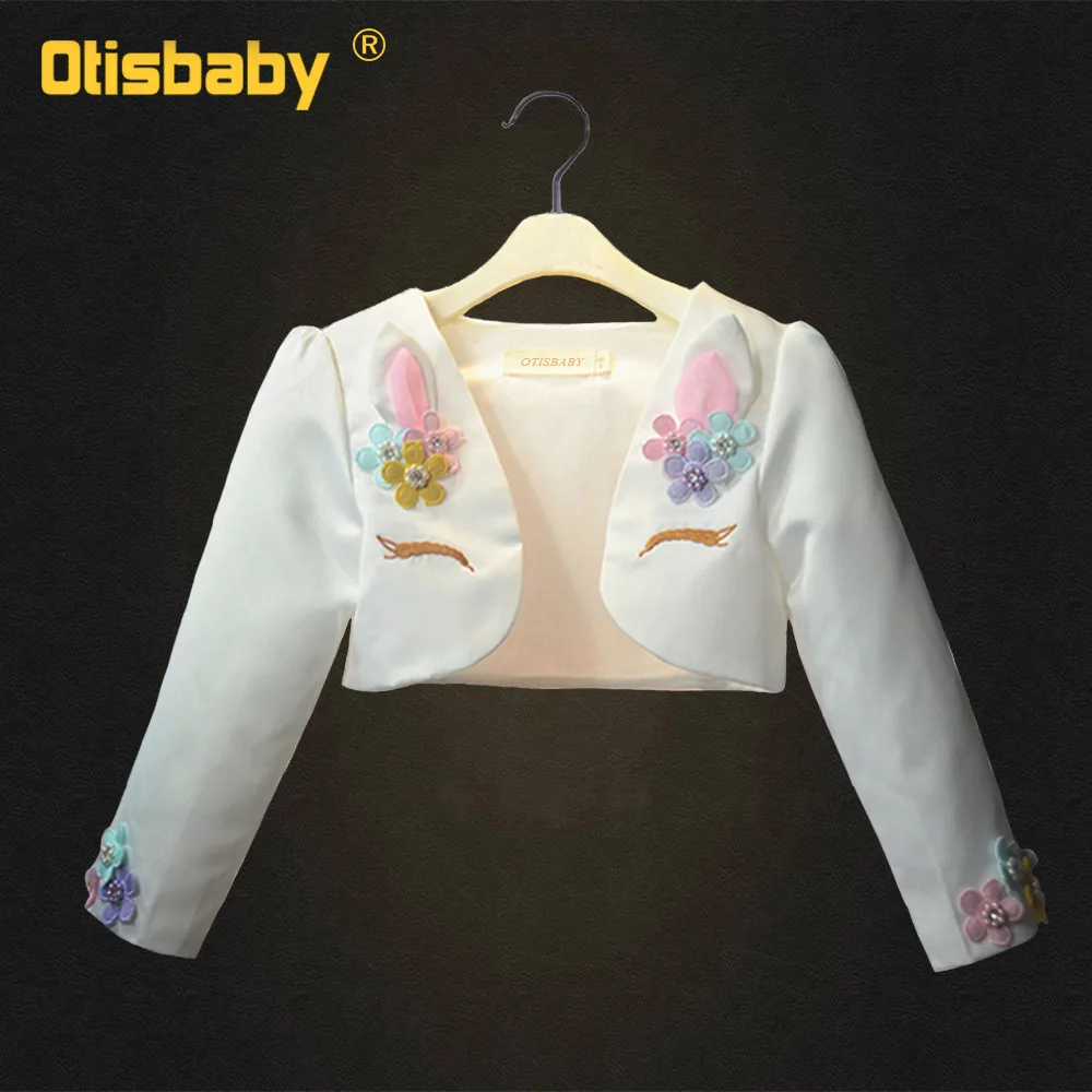 Coat Радужное платье-пачка с единорогом для девочек; нарядное детское платье с пони; Праздничный Рождественский карнавальный новогодний костюм; одежда с лошадями - Цвет: Coat