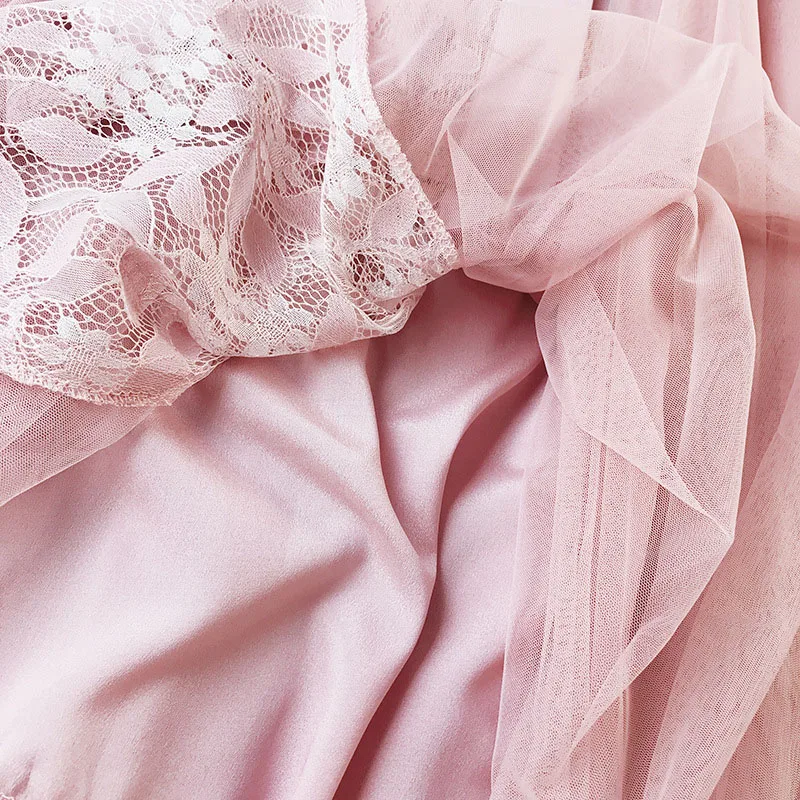 2019 летняя новая модная сетчатая юбка с бантом Корейская версия повседневной