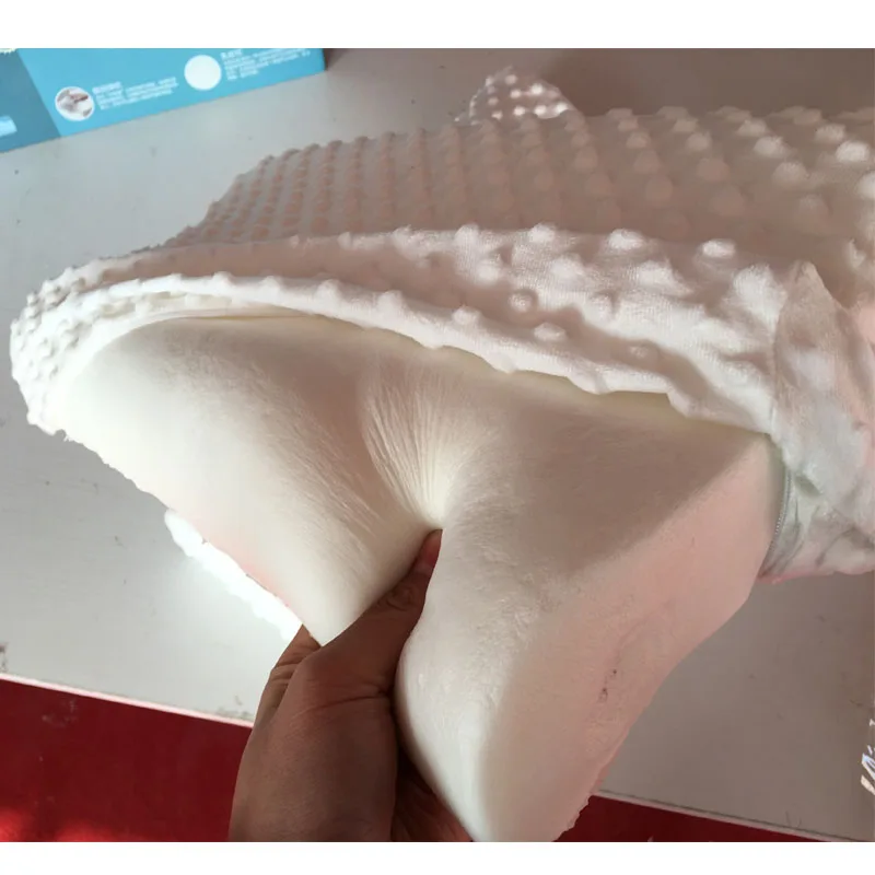 Терапия подушка памяти Прямоугольная для шеи Белая Подушка с памятью формы 30*50 см