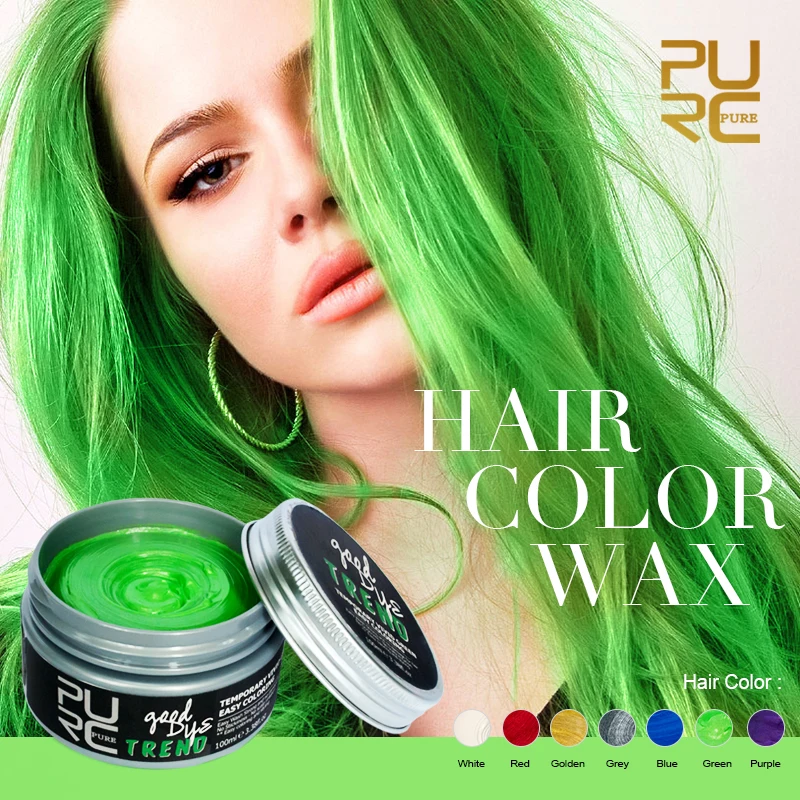 

Hot sales new products good dye hair Color Hair Dye Wax for Crazy party Carnival double 11 holiday beautiful make up