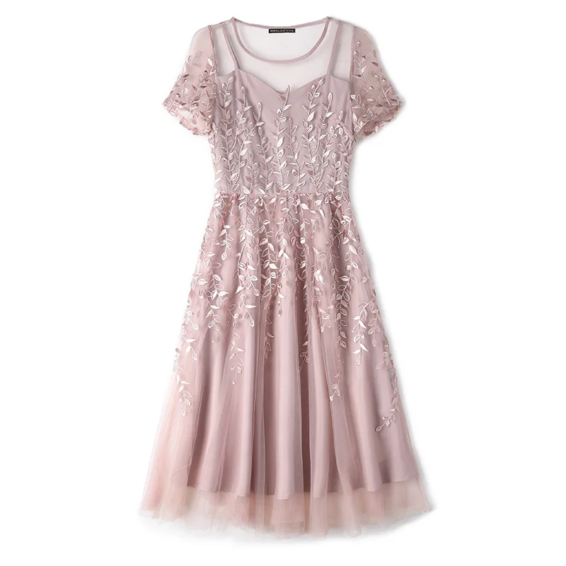 Для женщин взлетно-посадочной полосы платье 2017 Винтаж элегантный цветочный