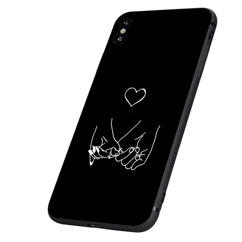 Черный чехол ТПУ для iphone 5 5s se 6 6s 7 8 plus x 10 чехол силиконовый чехол для iphone XR XS 11 pro MAX чехол простой белый