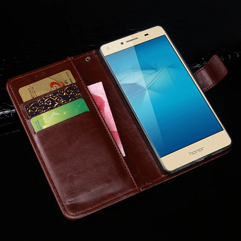 Luxury Retro Wallet Stand Flip Leather Case For Huawei Honor 5A LYO-L21 Russia Version On Y5 II Phone | Мобильные телефоны и
