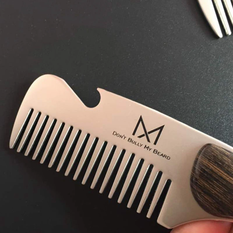 1 шт. Мужская Антистатическая Расческа для бороды 12 6 х3 5 см|beard comb|comb stainless steelstainless