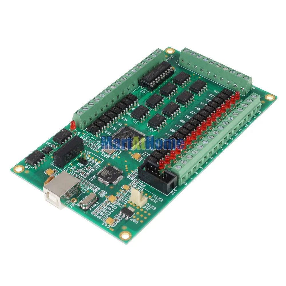 Argedo новая 4 осевая USB карта с ЧПУ Mach3 200KHz Breakout плата интерфейсная поддержка Windows7/8 #