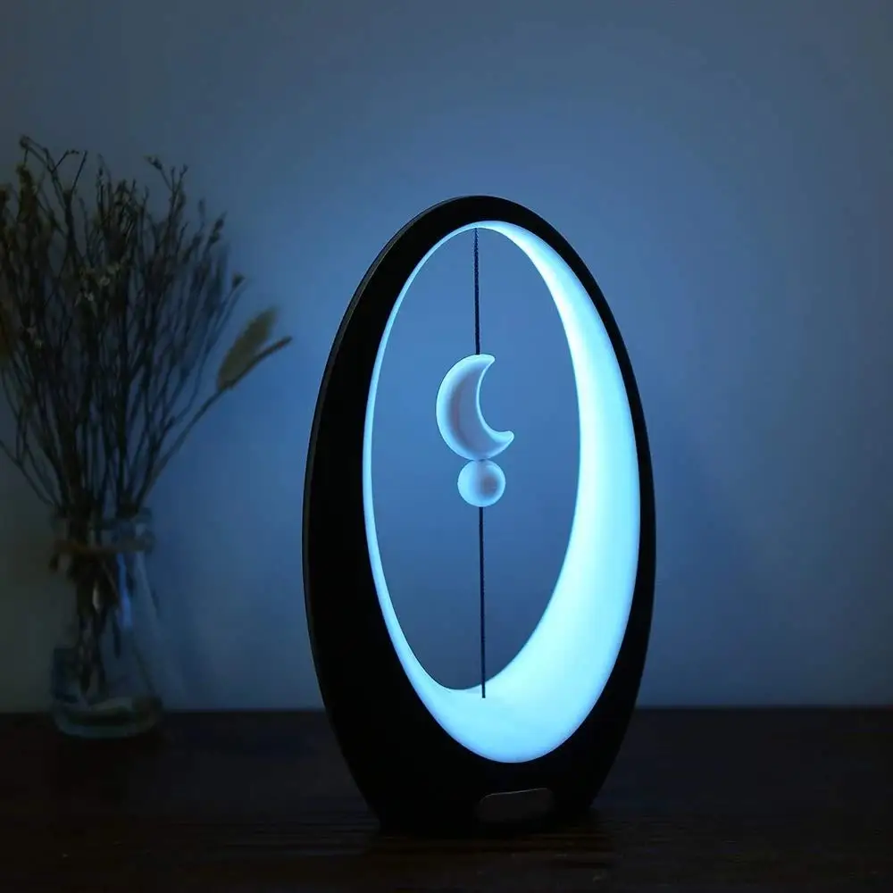 Магнитный парусный Ночной свет USB Луна прикроватная Настольная лампа для детей