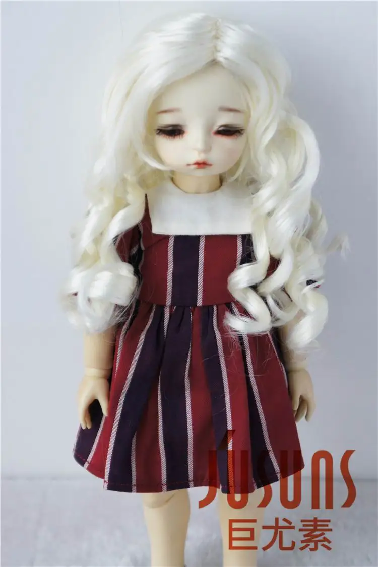 JD259 1/6 1/4 1/3 YOSD MSD SD модные парики для кукол BJD Размер 6 7inc 7 8 дюймов 9 женские кудрявые